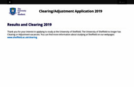 clearing.shef.ac.uk
