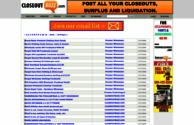 closeoutbuzz.com