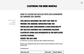 clusteringformeremortals.com