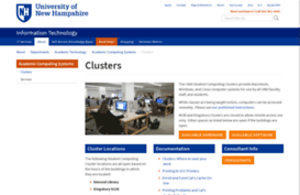 clusters.unh.edu