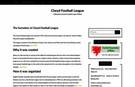 clwydfootballleague.co.uk