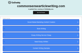 commonsensearticlewriting.com
