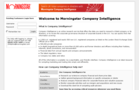 companyintelligence.morningstar.com
