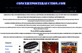 concertposterauction.com