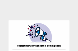 coolestinterviewever.com