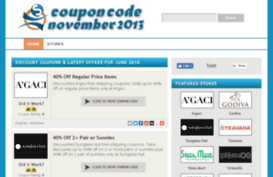 couponcodenovember2013.com