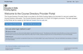 coursedirectoryproviderportal.org.uk
