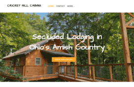 crickethillcabins.com