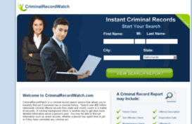 criminalrecordwatch.com