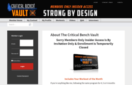 criticalbenchvault.com