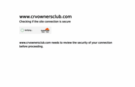 crvownersclub.com