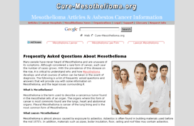 cure-mesothelioma.org