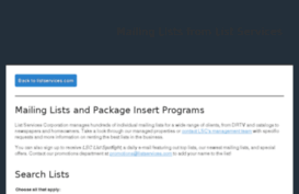 datacards.listservices.com