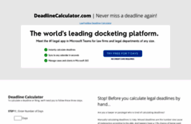 deadlinecalculator.com