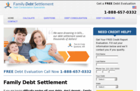 debtsettlementfamily.com