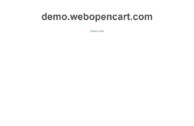 demo.webopencart.com