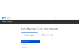 developer.healthvault.com