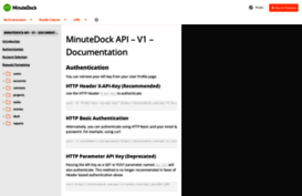 developer.minutedock.com