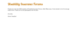 disabilityinsuranceforums.com