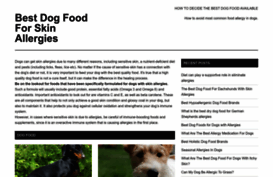 dogfoodskinallergies.com