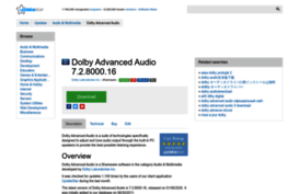 dolby-advanced-audio.updatestar.com