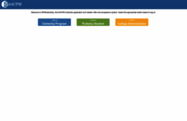 dpmclerkships.org