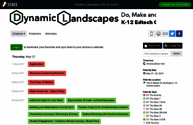 dynamiclandscapes2015.sched.org