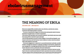 ebolavirusmanagement.wordpress.com