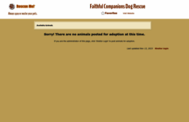 faithfulcompanionsdogrescue.rescueme.org
