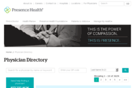 findadoctor.presencehealth.org