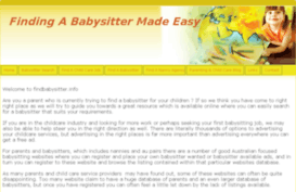 findbabysitter.info