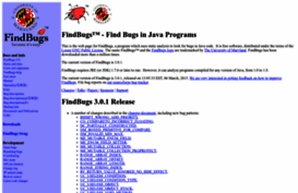 findbugs.sourceforge.net