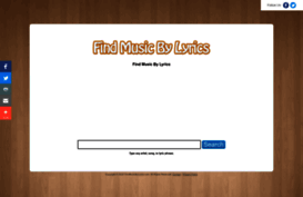 findmusicbylyrics.com