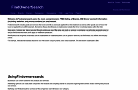 findownersearch.com