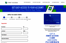 firstaccesscard.com