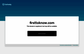 firsttoknow.com