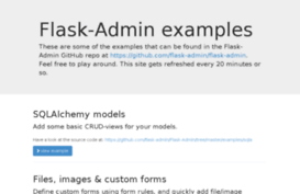 flask-admin.org