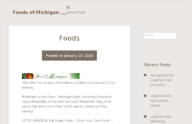 foodsofmichigan.com