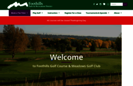 foothillsgolf.org
