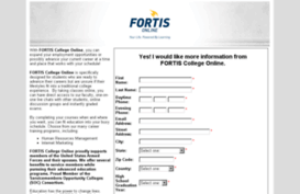 fortiscollege-online.search4careercolleges.com