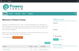 forum.prowess.org.uk