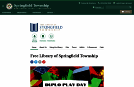 freelibraryofspringfieldtownship.org