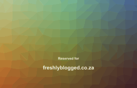 freshlyblogged.co.za