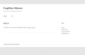 fugitivewaves.prx.org