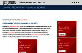 gamelaunched.com