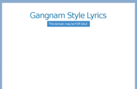 gangnamstylelyrics.com