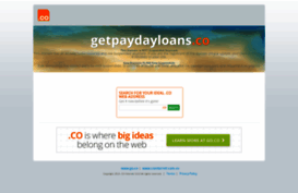 getpaydayloans.co