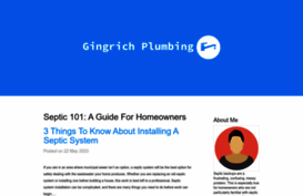 gingrichplumbing.com