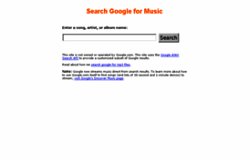 googlemusicsearch.com