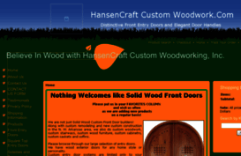 hansencraftcustomwoodwork.com
